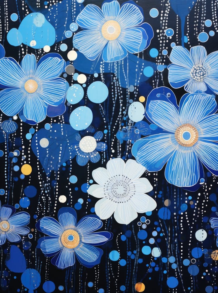 Blue Flowers 34
