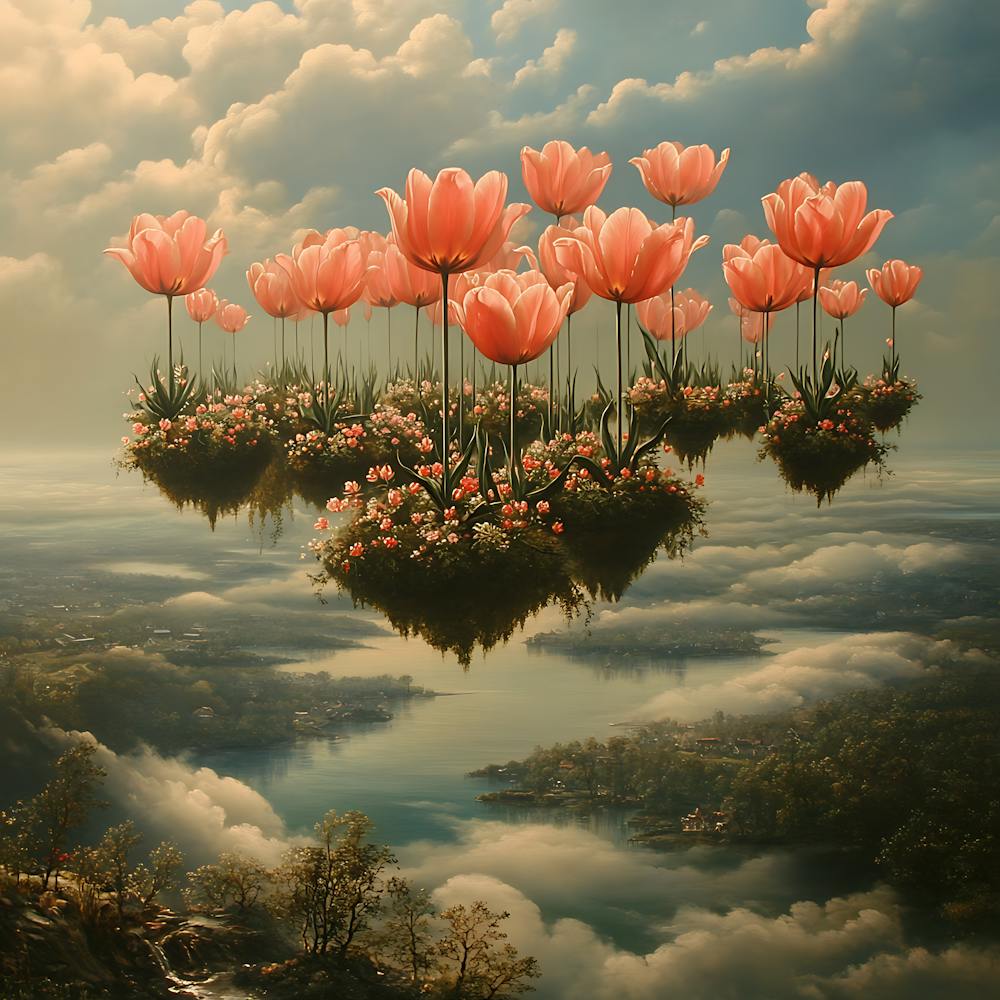 Tulips In The Sky