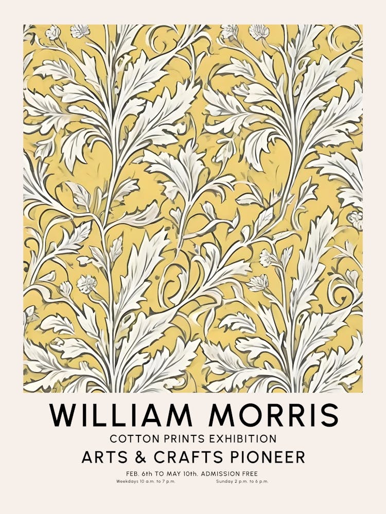William Morris Style Art Exhibition