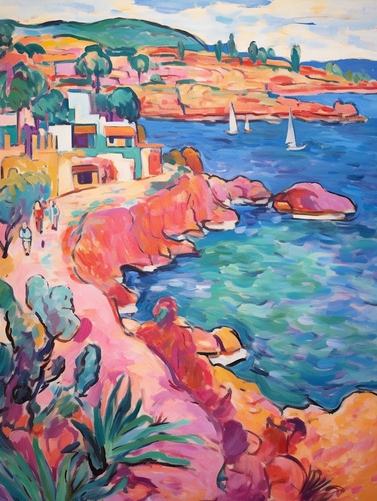 Sharm El Sheikh Egypt 2 Fauvist Painting