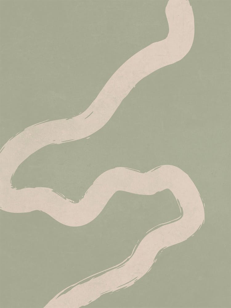 Abstract Brush Stroke 3 In Foliage