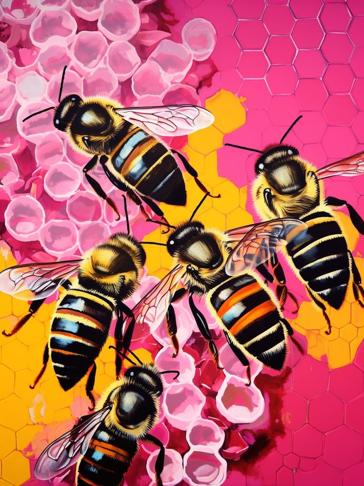 Honey Comb Colour Pop Bees 4