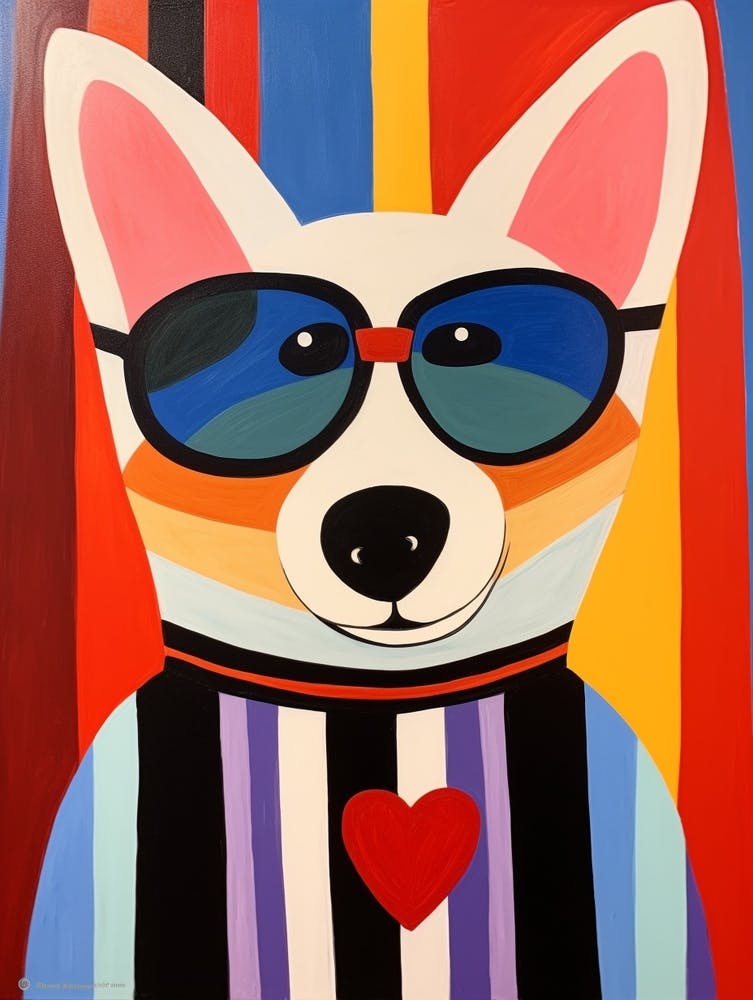 Kleiner Dingo 3 Mit Sonnenbrille