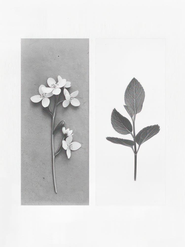 Forget Me Not Flower Photo Collage 3