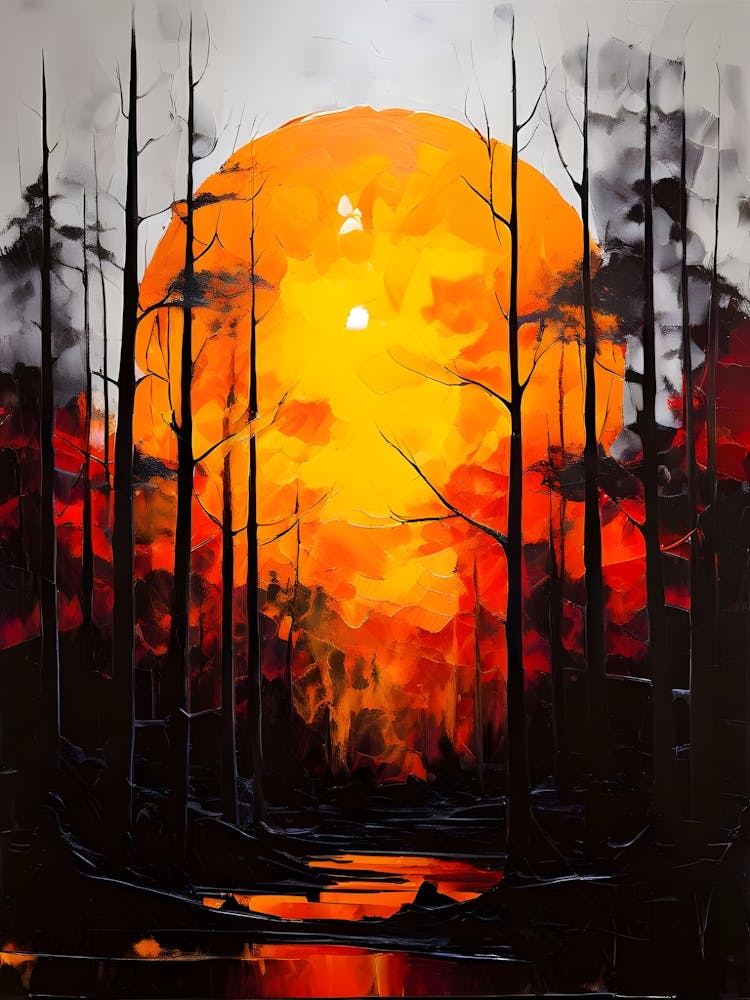 Sunset In The Woods 7