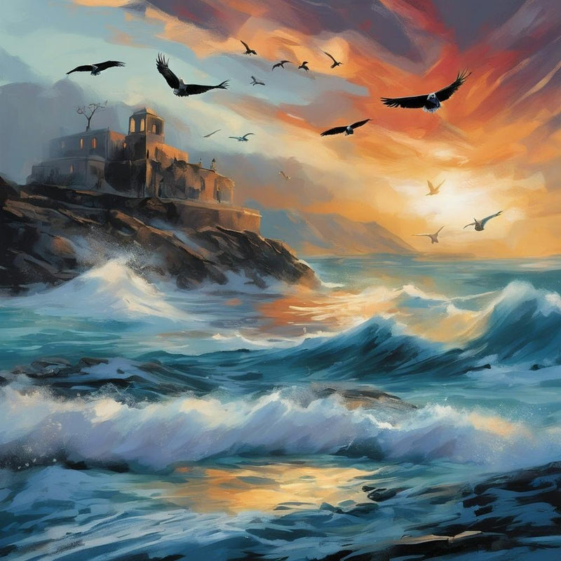 Sunset At The Castle