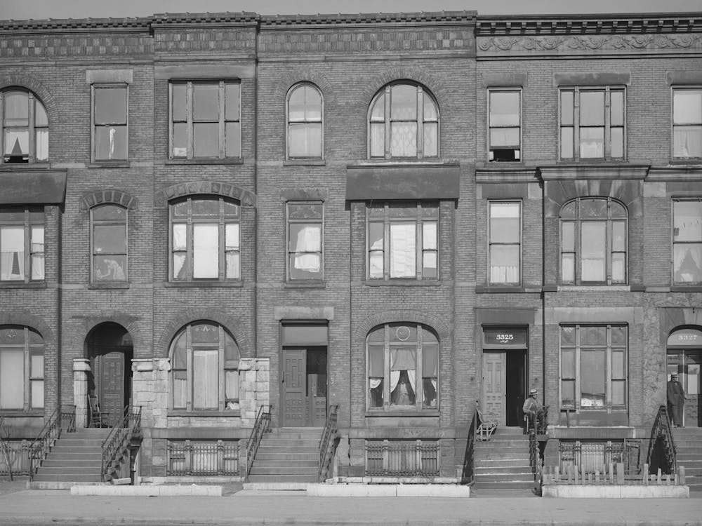 Apartment Houses Rented To African Americans, Chicago, Illinois By Russell Lee