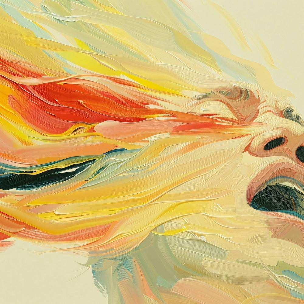 Abstract Of A Woman