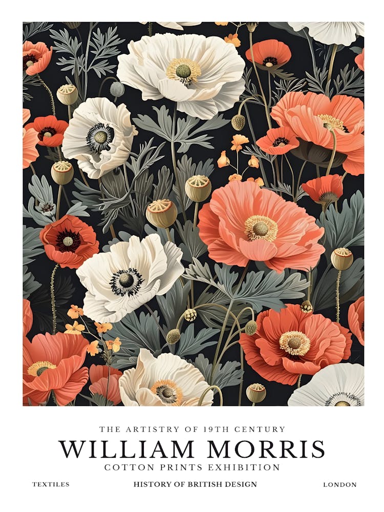 Poppies By William Morris 1