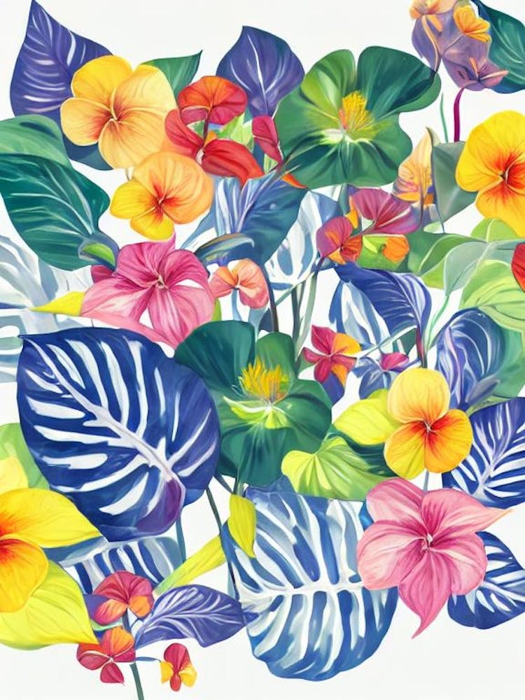 Anthurium 2  Modern Colourful Flower