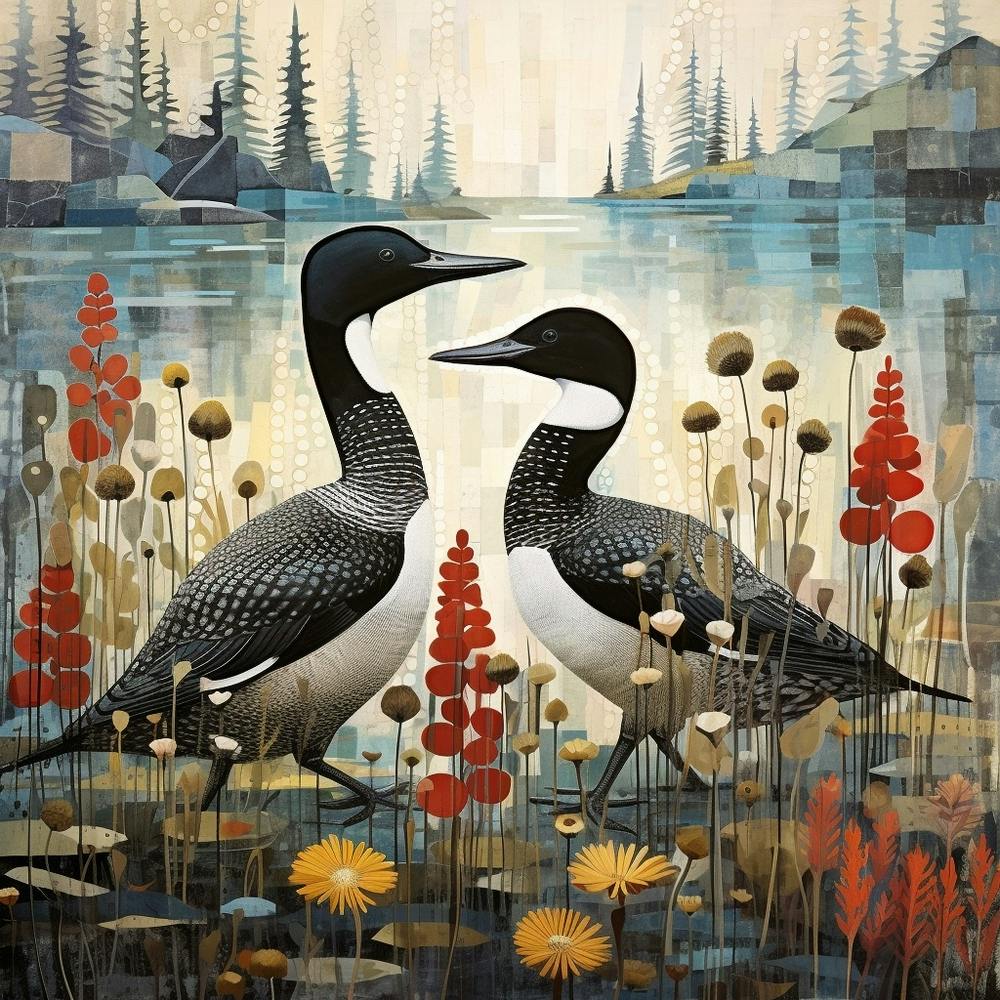 Bird In Nature Common Loon 4