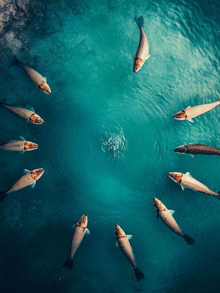 Fishes In A Circle