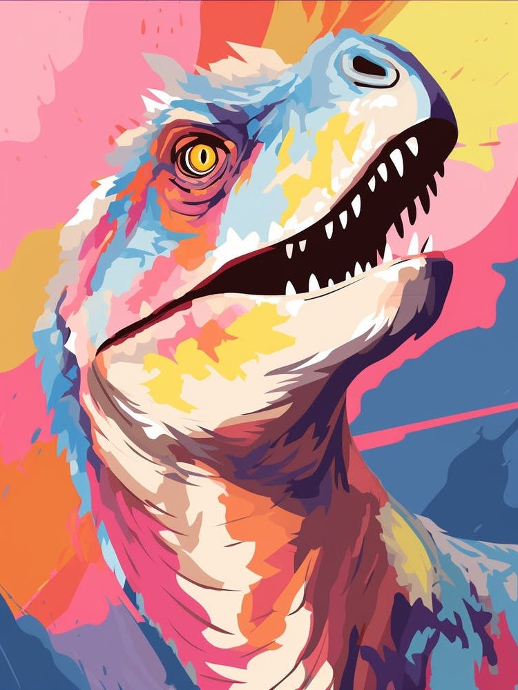 Colourful Dinosaur Sinraptor 1