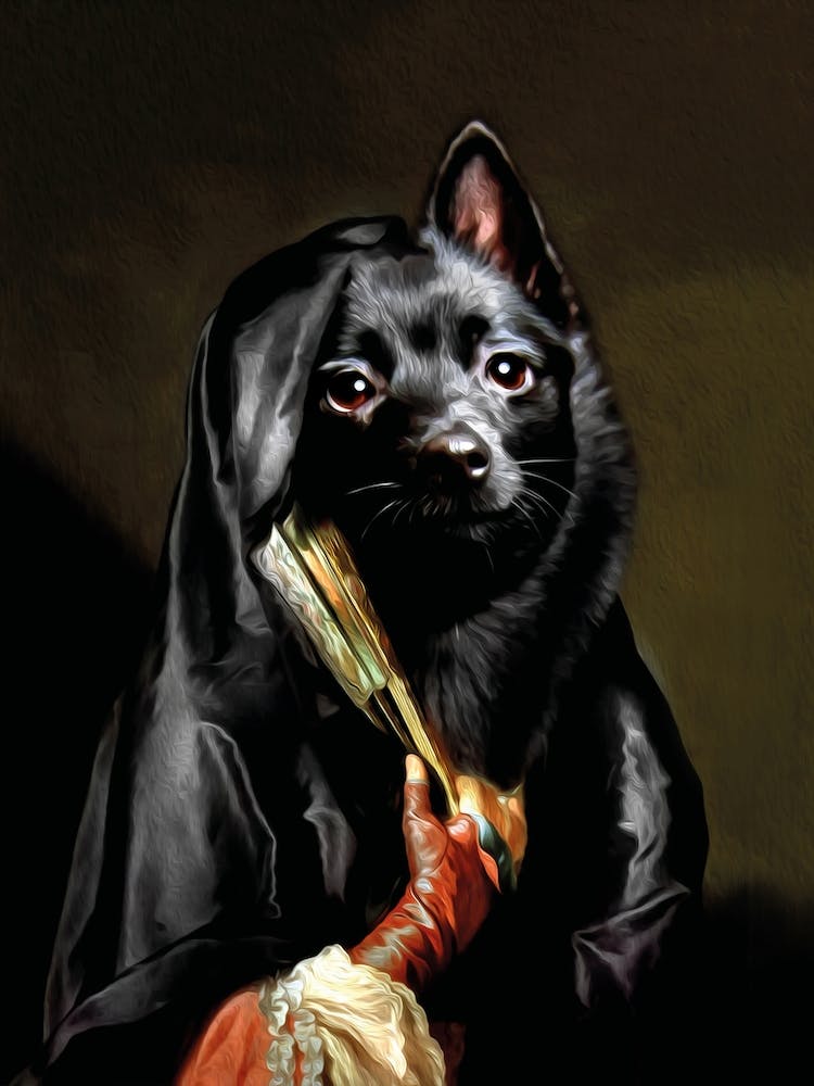 Little Wich Cato Dog Pet Portraits