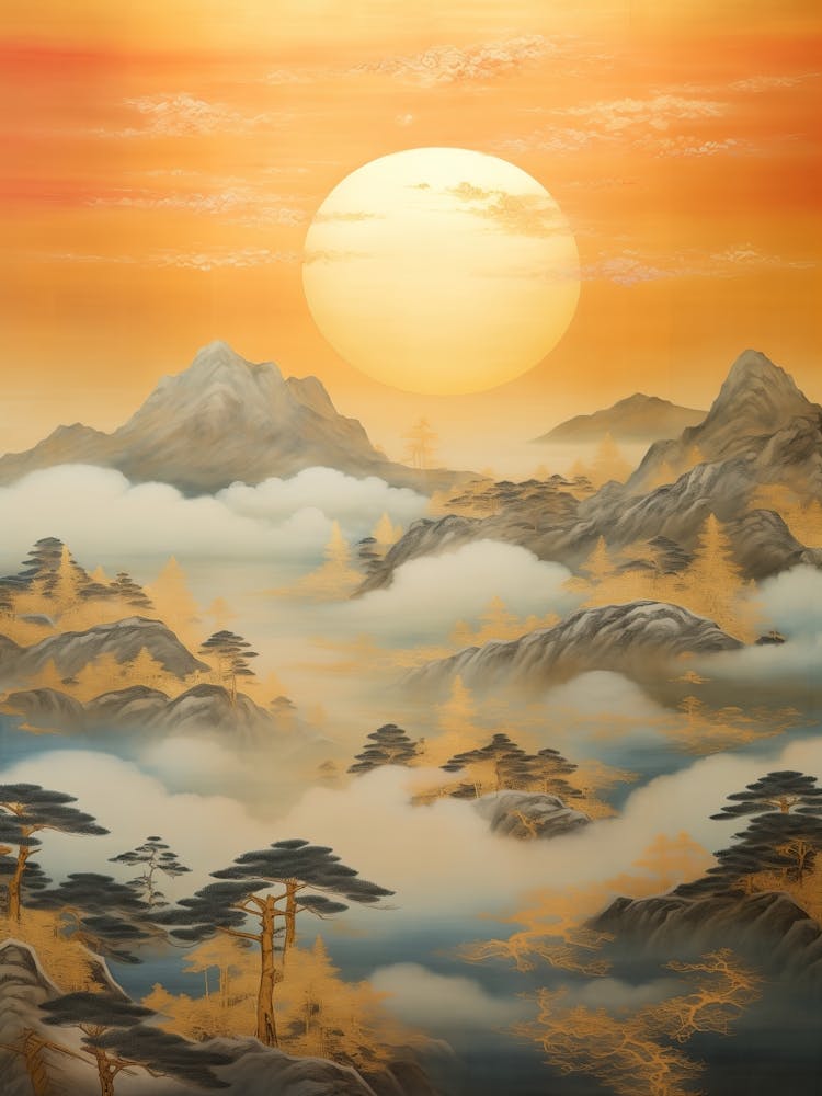 Sunrise Over The Mountains