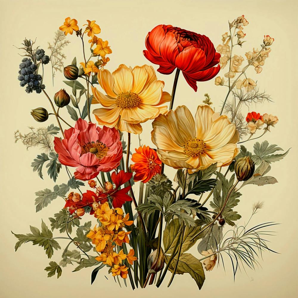 Stunning Boho Floral Arrangements: Wildflower and Herb Bouquets in Rustic Style, Flowers In A Vase