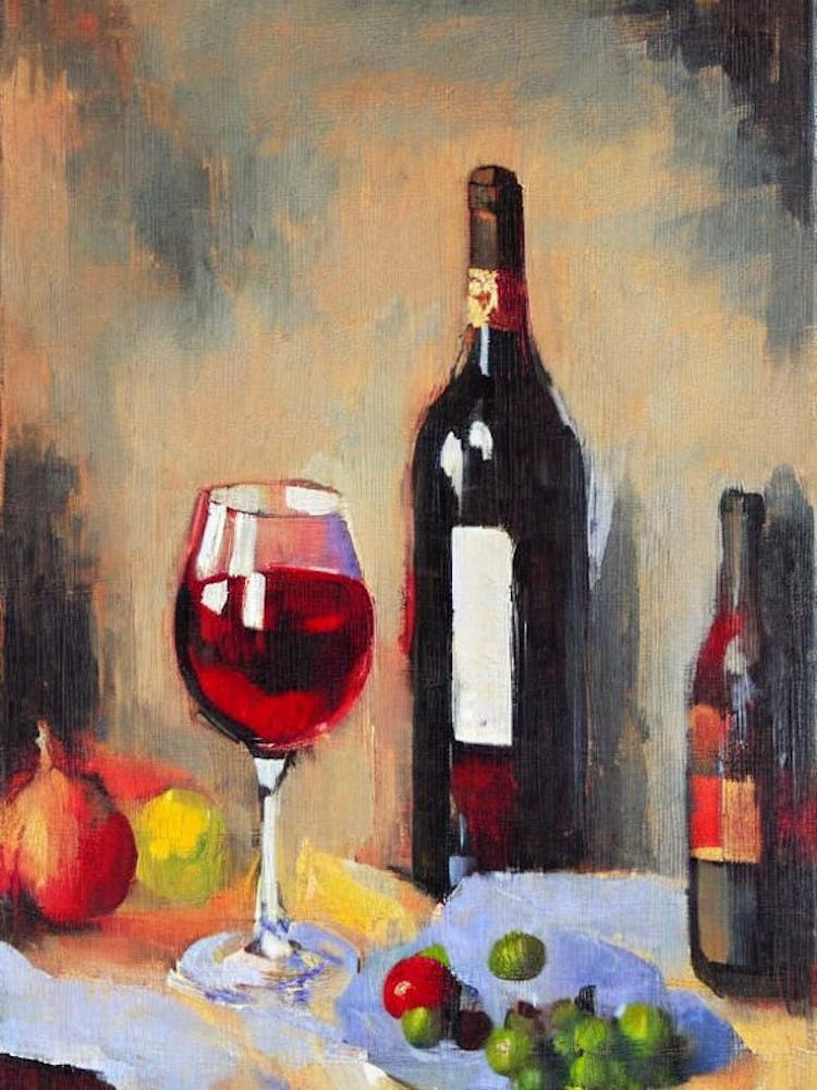 Sangiovese Oil 1 Painting Cocktail Poster