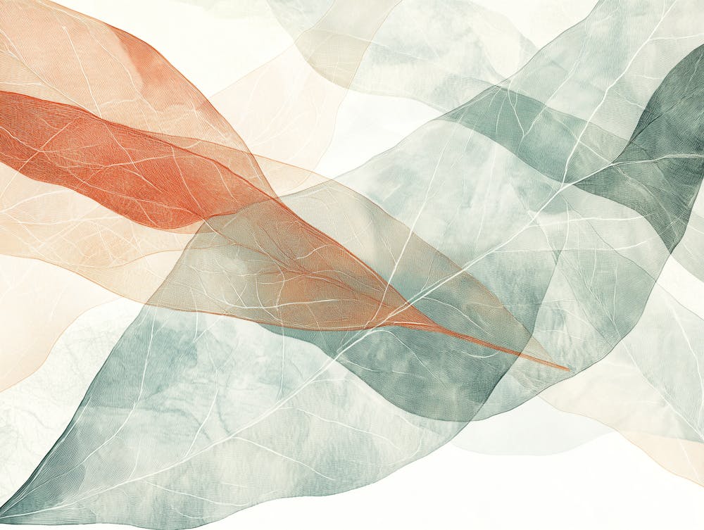 Abstract botanical art