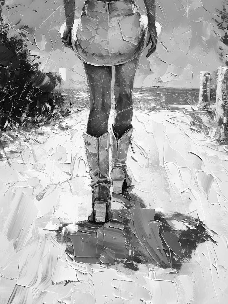 Cowgirl In Boots