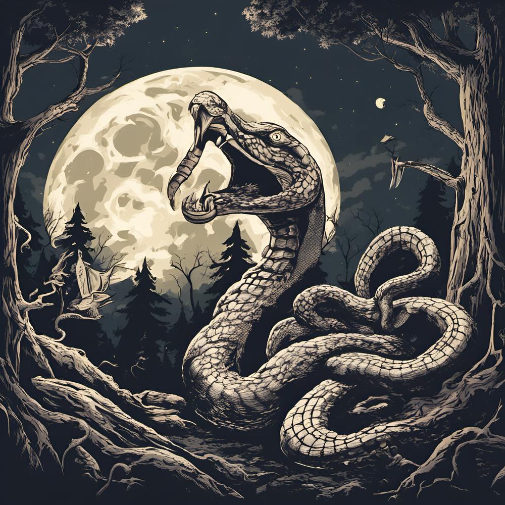 Snake In The Woods
