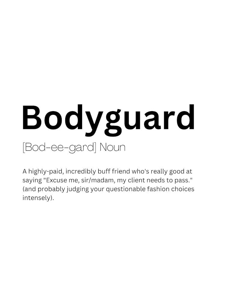 Bodyguard Definition Meaning 1