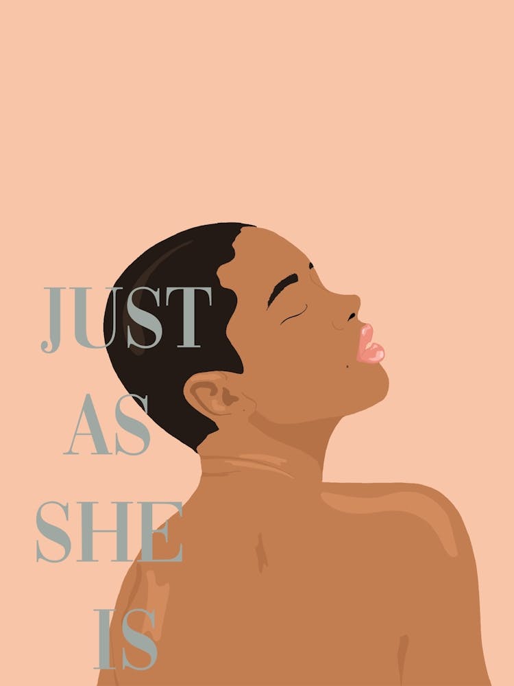 Just As She Is Portrait