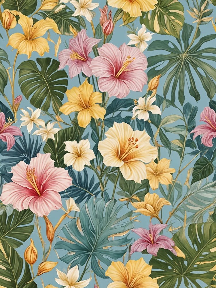 Tropical Hibiscus