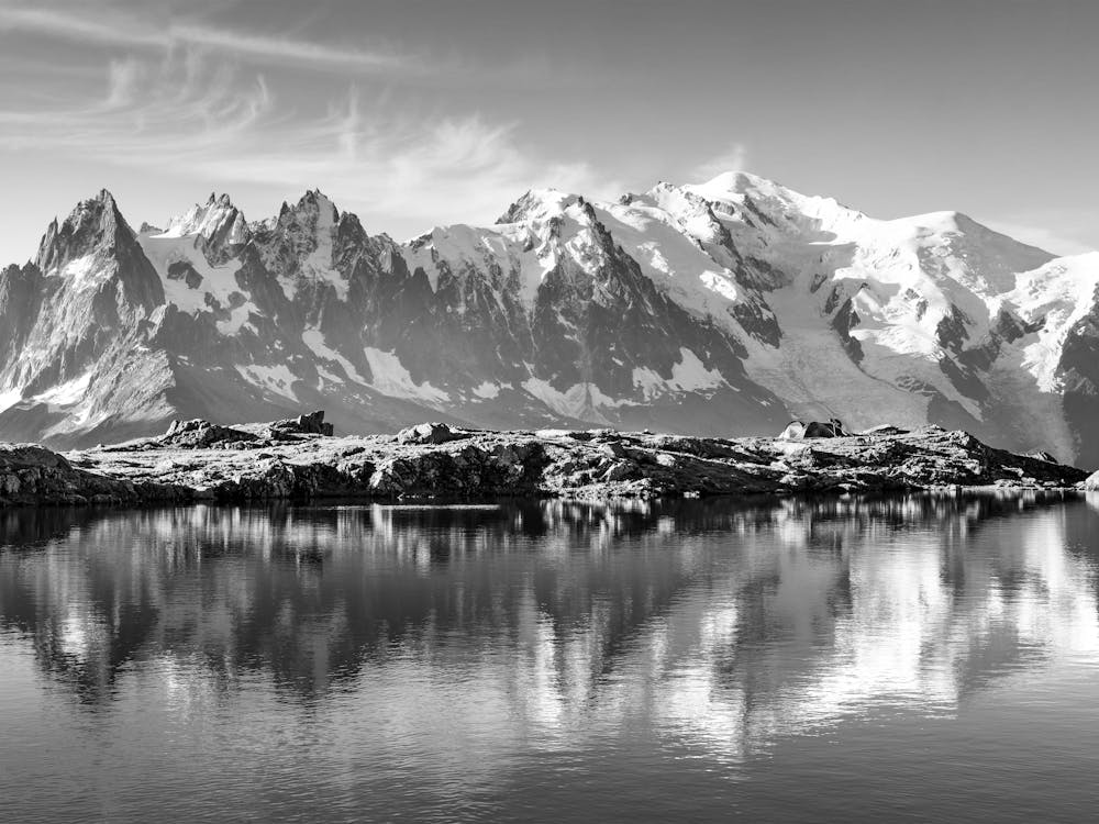 Black And White Mountains 6
