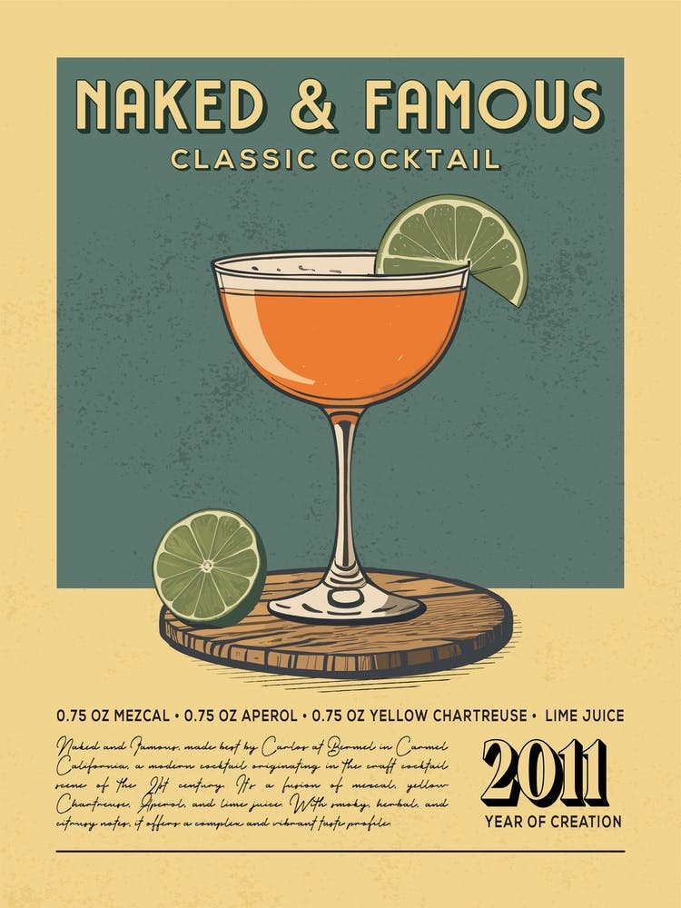 Naked And Famous Classic Cocktail