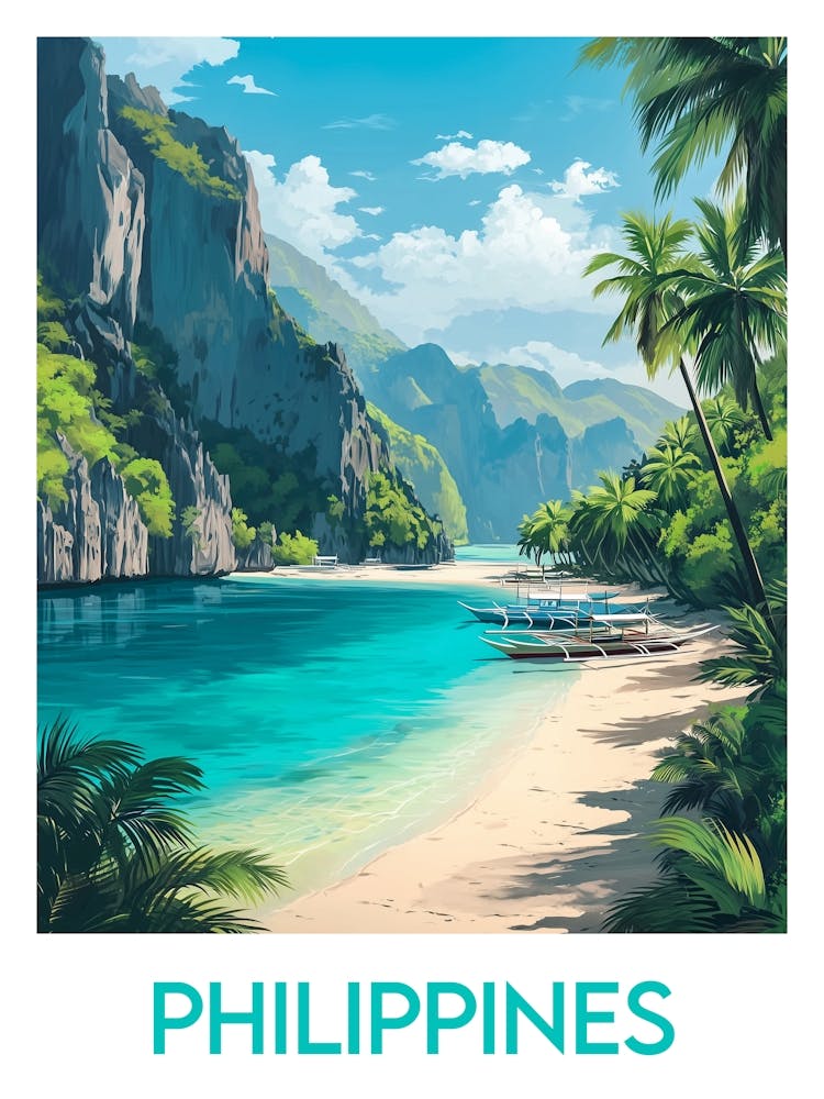 Affiche de voyage Philippines 1