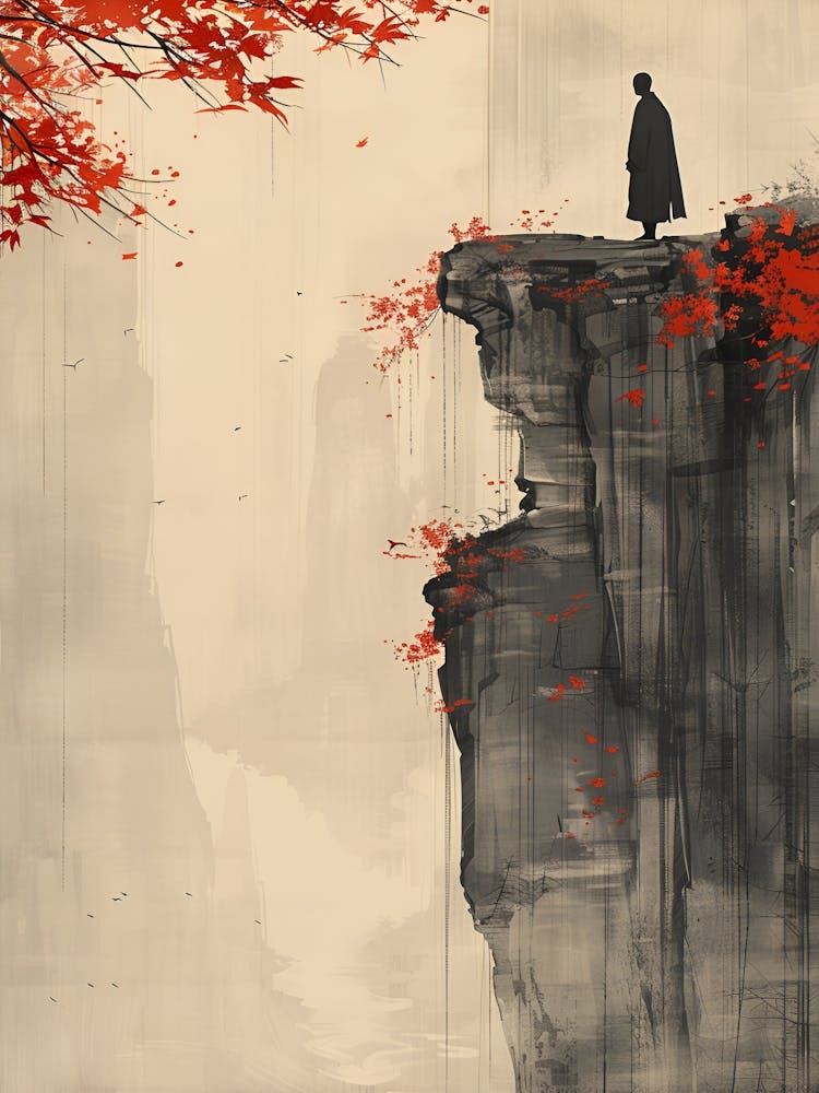 Man On The Cliff