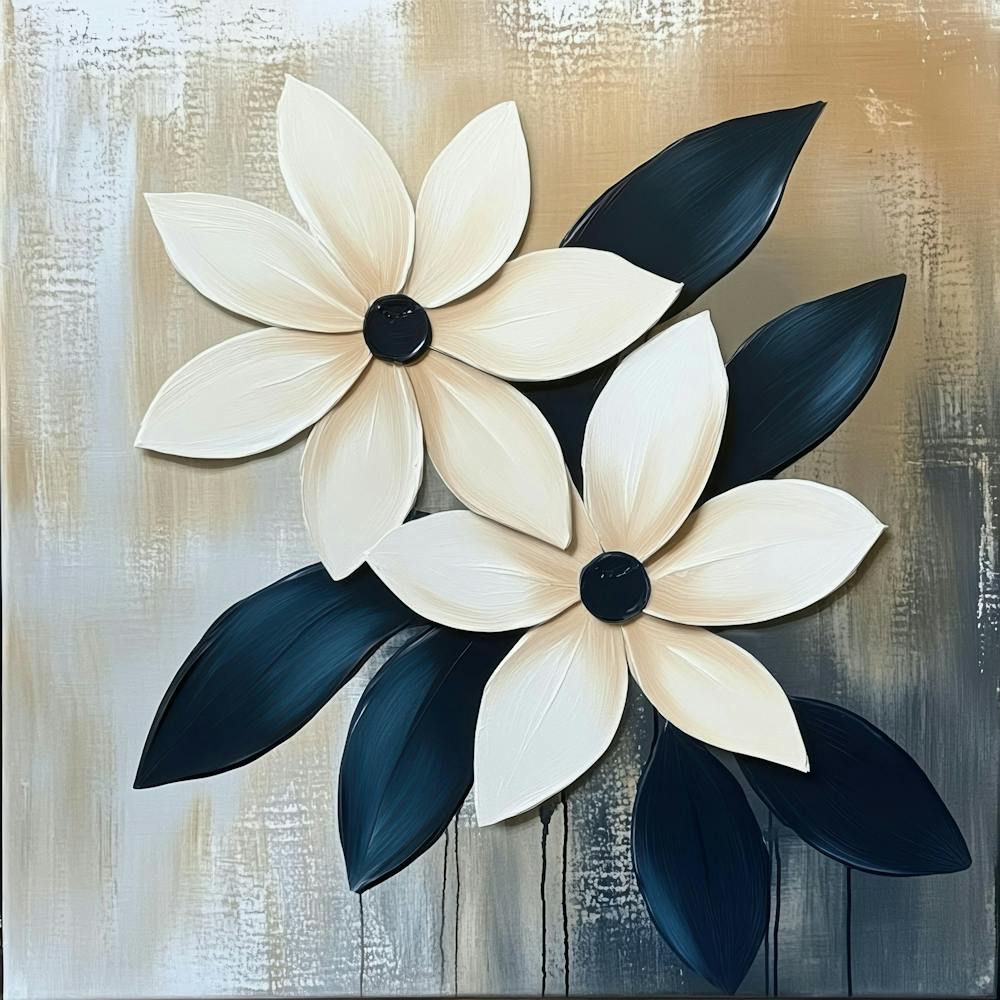 Black And White Flowers 9