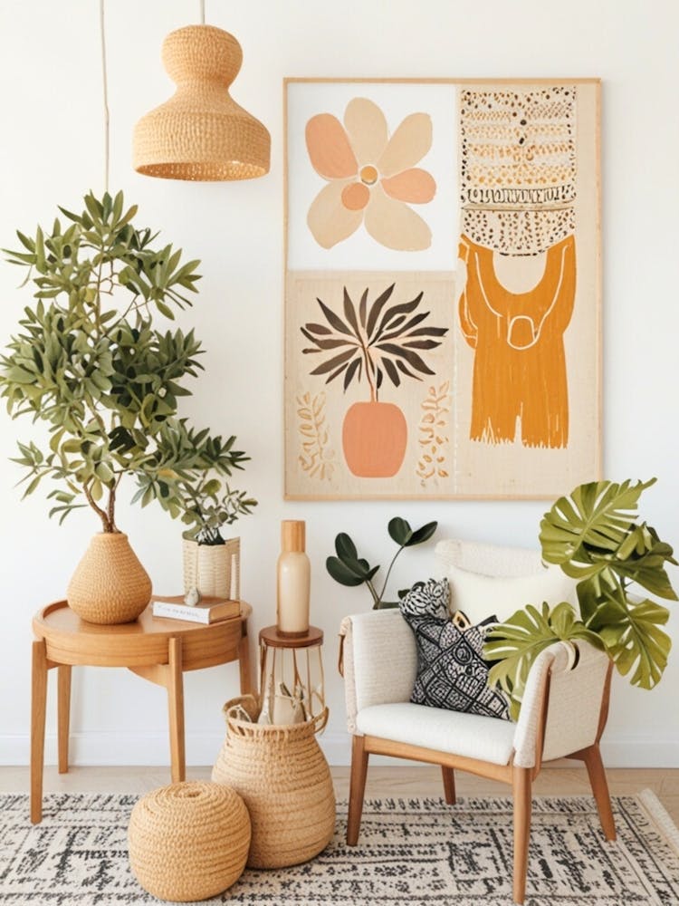 Beiges Wohnzimmer