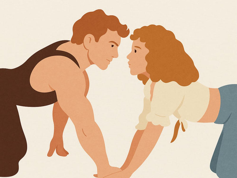 Dirty Dancing Landscape Man And Woman Holding Hands