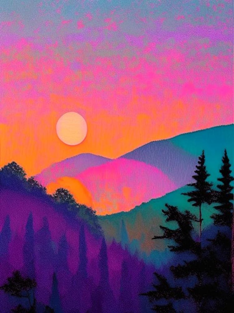 The Great Smoky Mountains Sunset