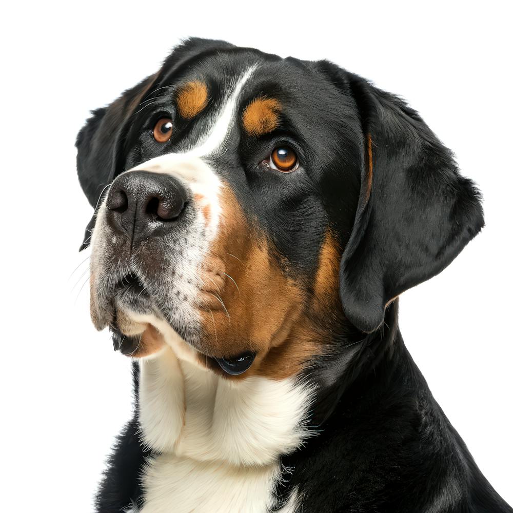 Greater Swiss Mountain Dog Portrait