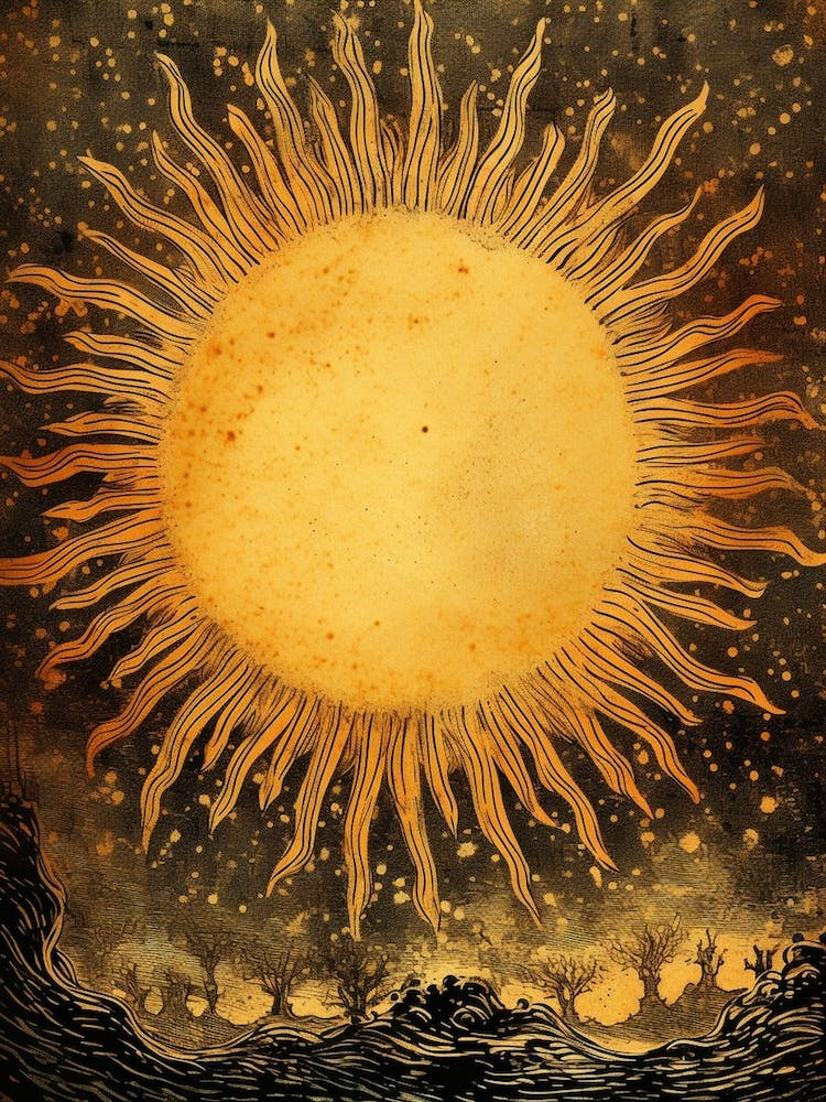 Ancient Storybook Sun