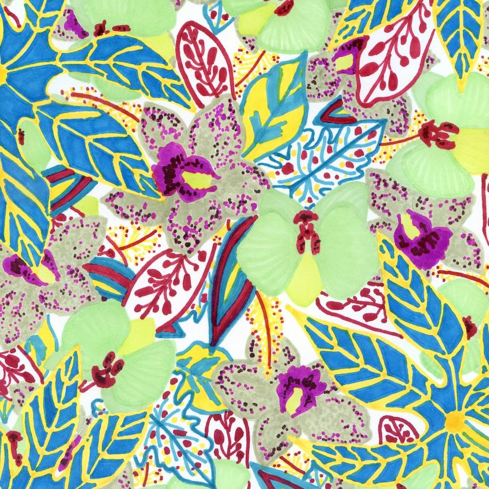 Green Orchids 1
