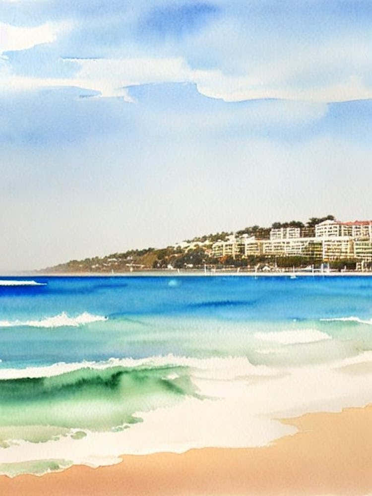 Palm Beach, Sydney, Australia Watercolour