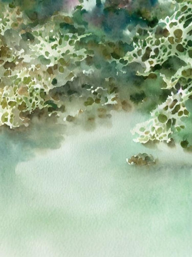 Acropora Spathulata Storybook Watercolour