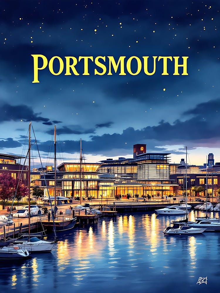 Portsmouth Retro Vintage Travel V 05
