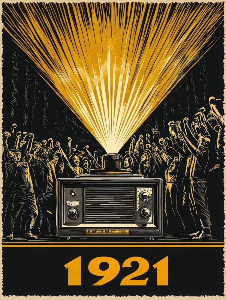 Aihrgdesign A Vintage Poster Celebrating The First Radio Spor 02cddc49 989f 43ff 8bd2 Ea71b65f8a97 1