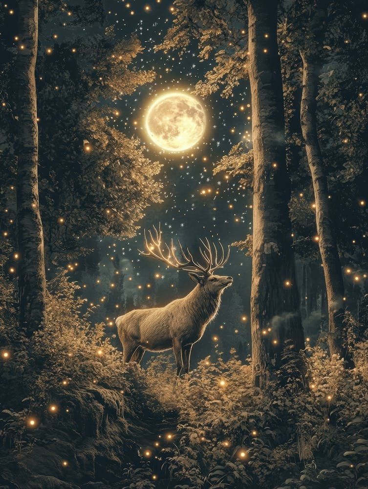Deer In The Forest 14