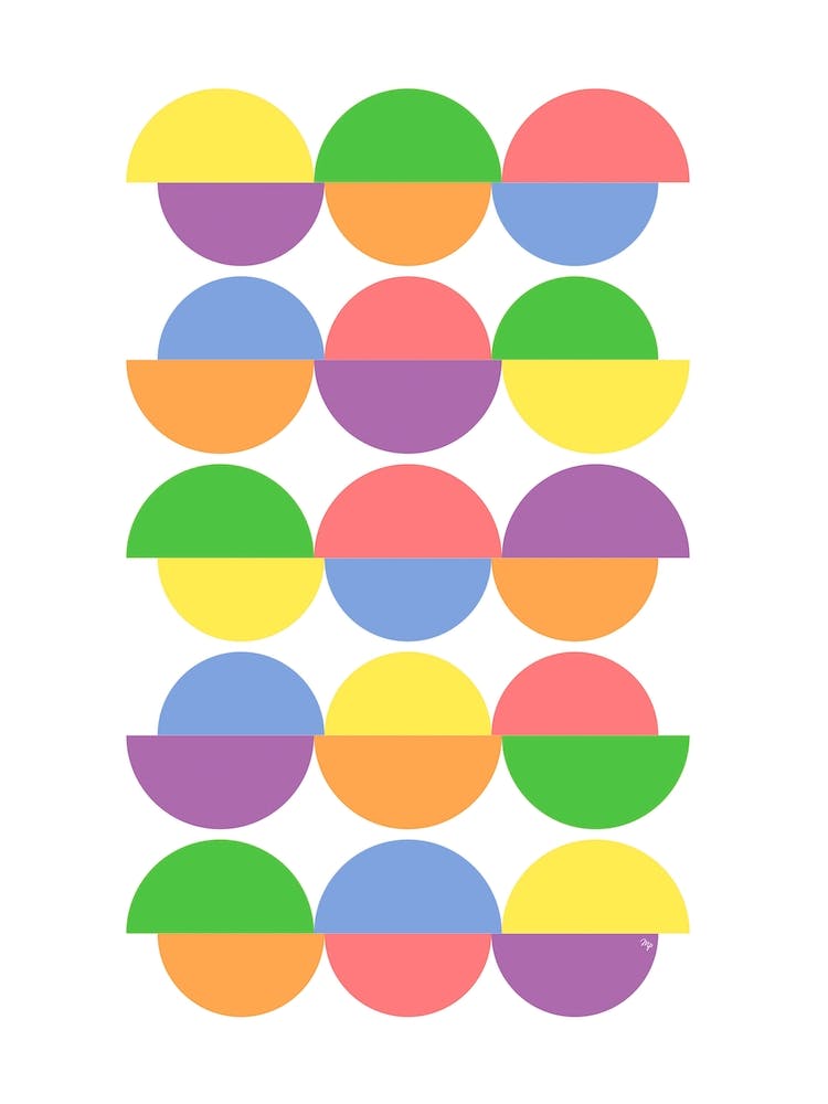 Abstract Half Moons