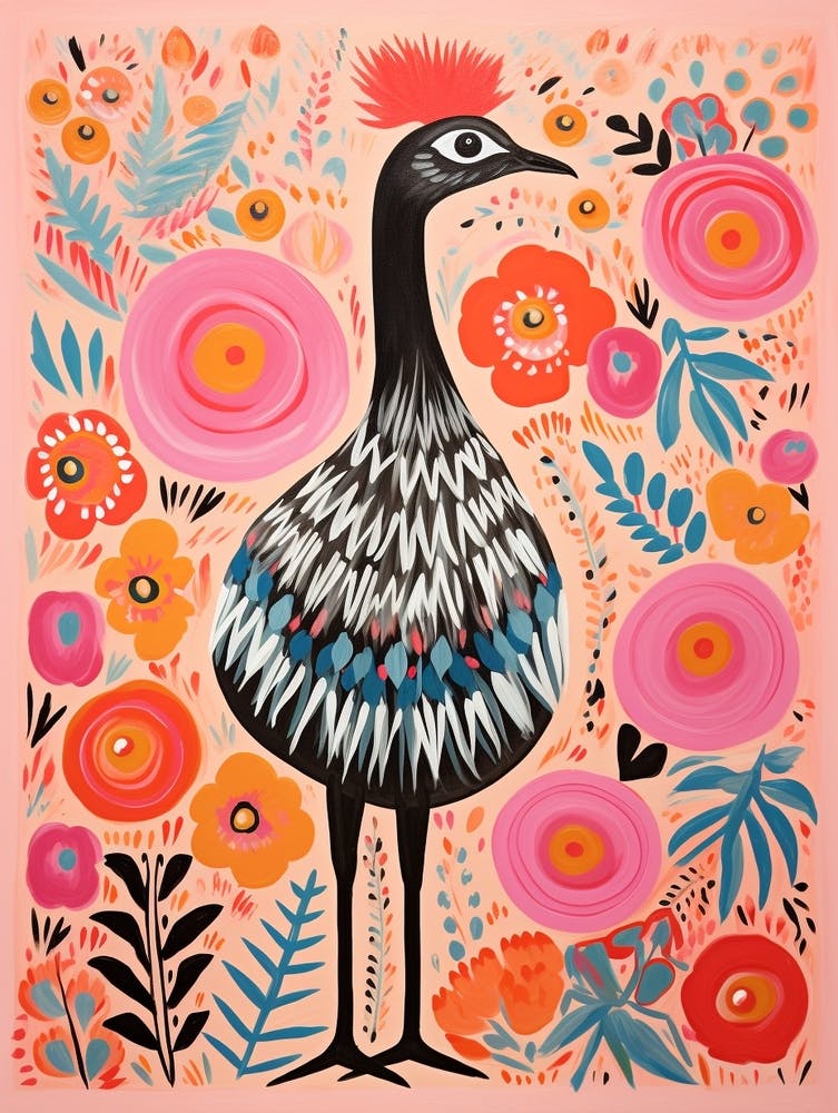 Pink Scandi Emu 4