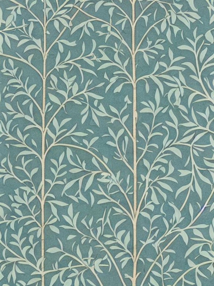 Nutmeg Hickory 2 tree Vintage Botanical
