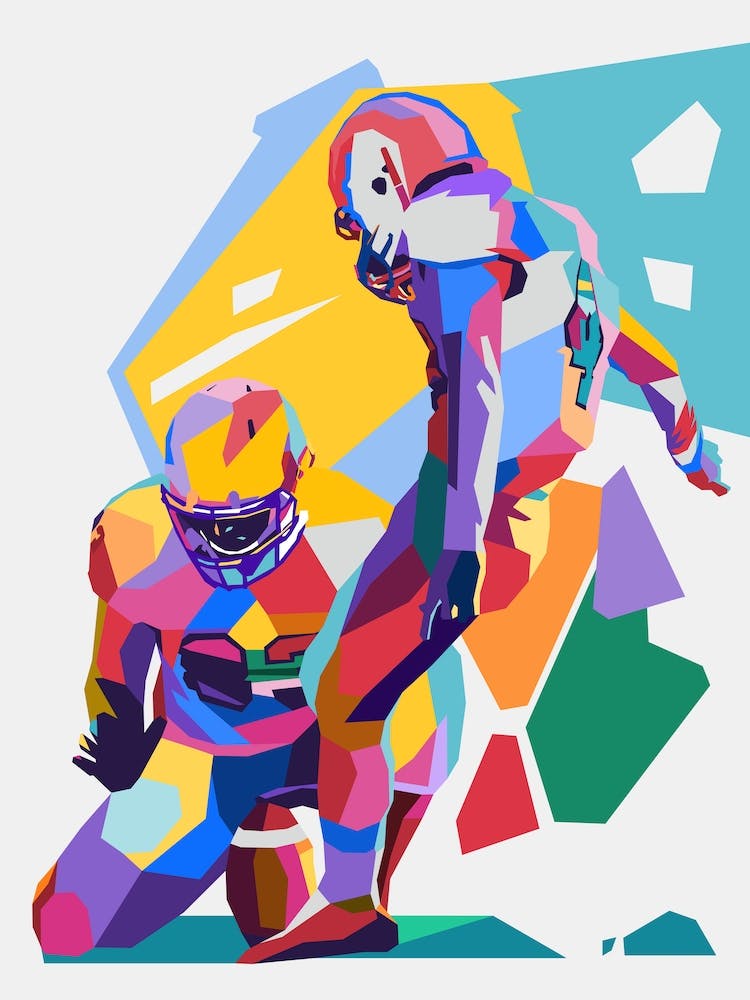 American Football Pop Art 24