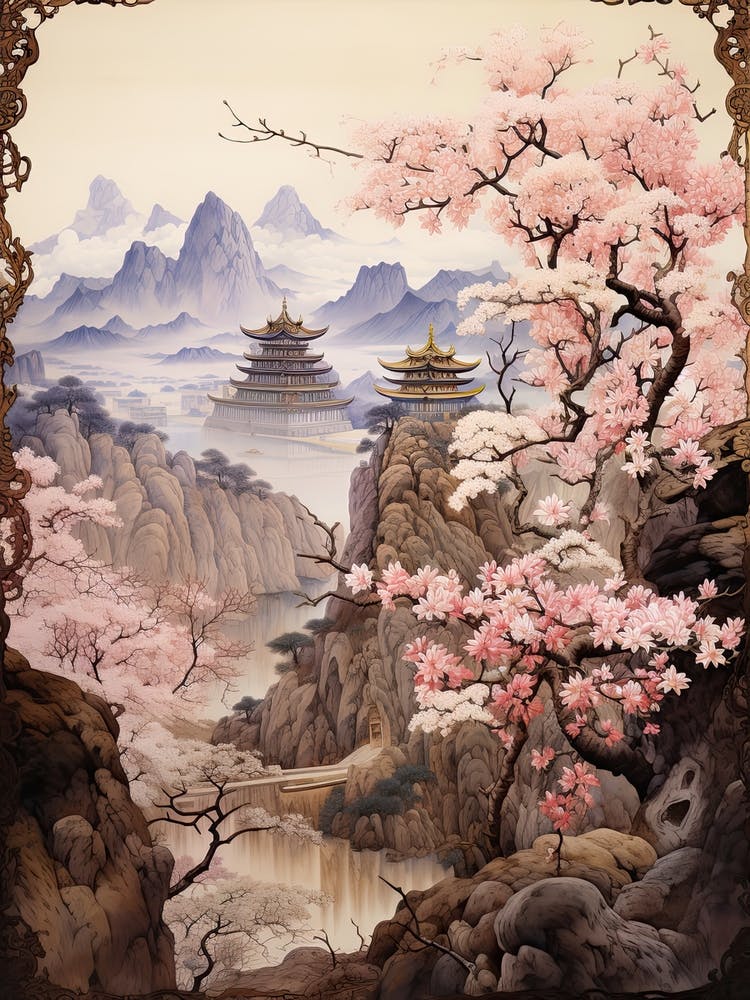 Plum Blossom Victorian Style 1