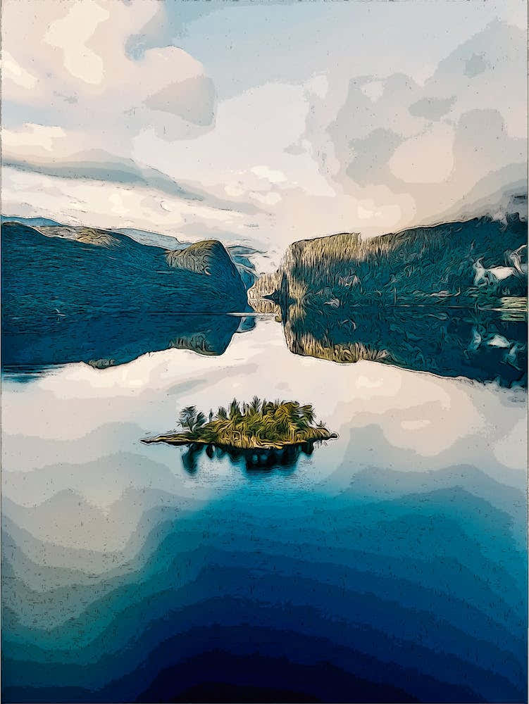 Tranquil Fjord Retreat, A Small Island S Oasis