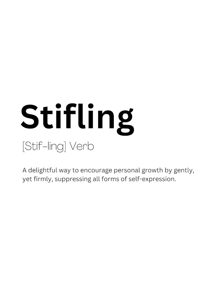 Stifling Definition Meaning